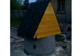 Установили колодец