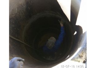 Чистка колодца в Негино