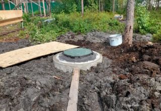 Переливной септик