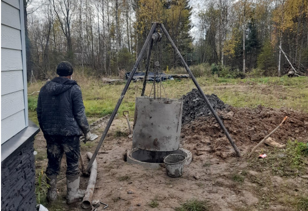 Колодец 4 кольца в Боброво