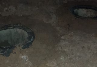 Переливной септик из двух колодцев