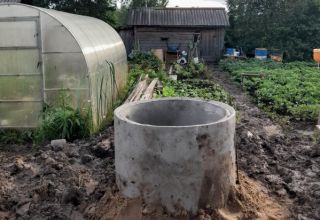 Колодец 4 кольца в снт Сиверко